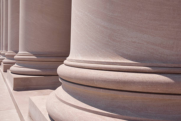 national gallery colonne - us national gallery of art museum steps column foto e immagini stock