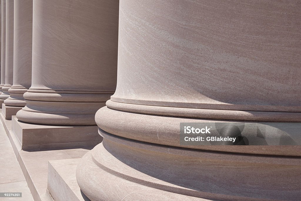 National Gallery Columns  US National Gallery of Art Stock Photo