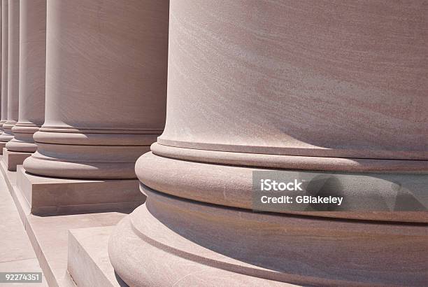 National Gallery Columns Stock Photo - Download Image Now - US National Gallery of Art, Washington DC, Architectural Column