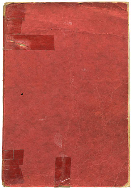 istock Vintage red book with spots and tape 92274440