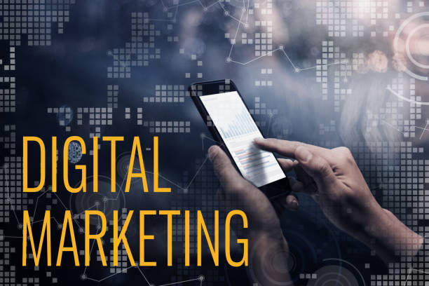 istock Digital technology concept with male hands holding smartphone 922744676