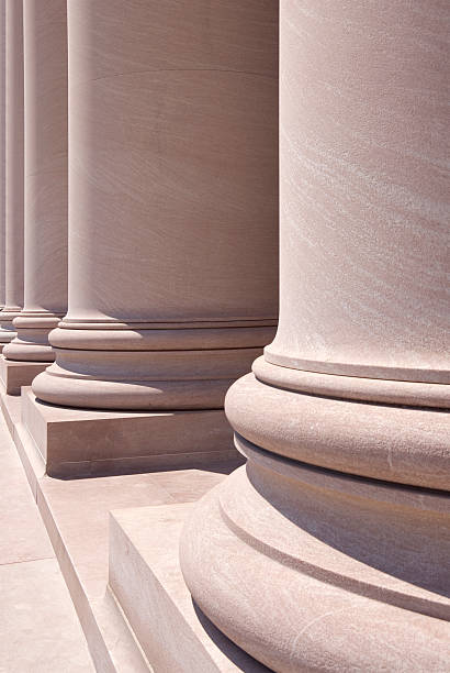 national gallery colonne - us national gallery of art museum steps column foto e immagini stock