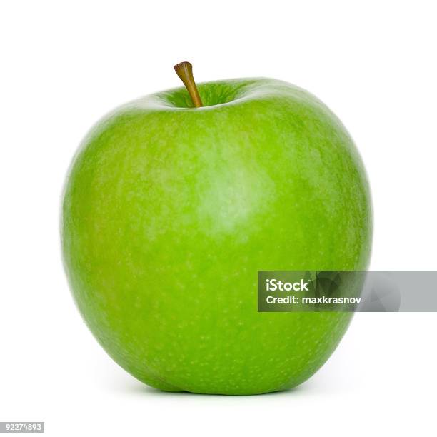 Manzana Granny Smith Foto de stock y más banco de imágenes de Alimento - Alimento, Antioxidante, Blanco - Color