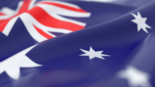 drapeau australien - australian flag photos et images de collection