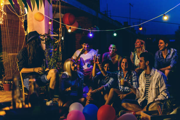 istock Summer party on the rooftop 922752236