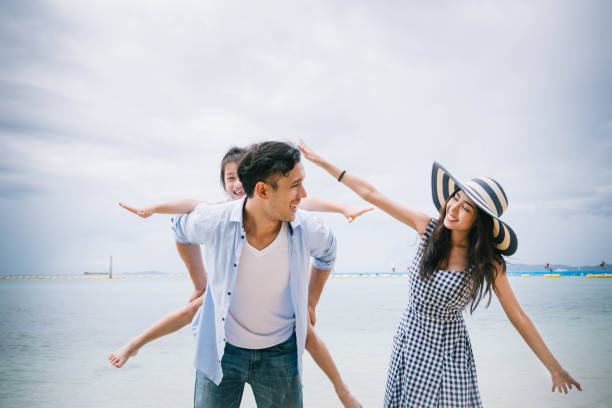 istock Happy family on the beach 922753474