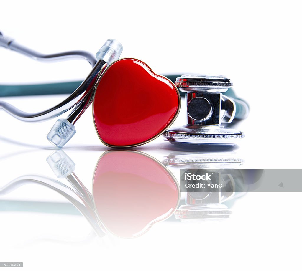 Heart & Stethoscope  Body Care Stock Photo