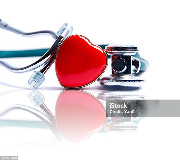 Heart Stethoscope Stock Photo - Download Image Now - Body Care, Care, Color Image