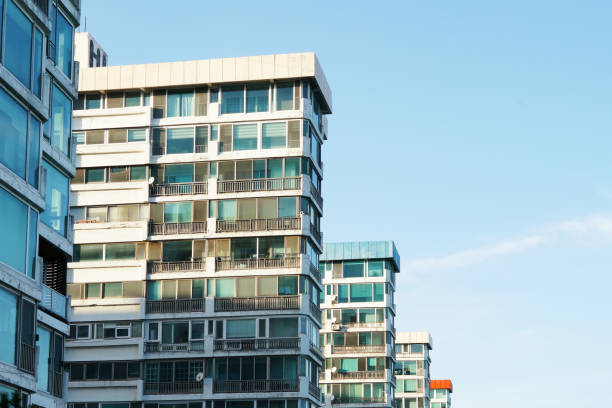 istock Old apartment house(Samik Beach Apartment) in Busan, South Korea 922753676