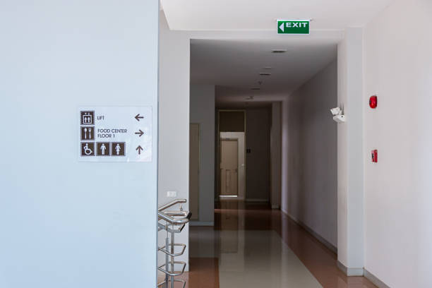 istock Signs icon in the building 922755794