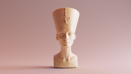 White Chocolate Bust of Nefertiti