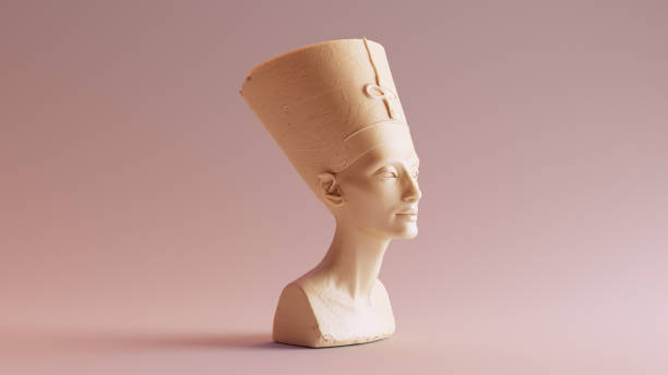 istock White Chocolate Bust of Nefertiti 922758124