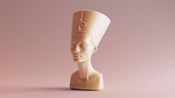 istock White Chocolate Bust of Nefertiti 922758344