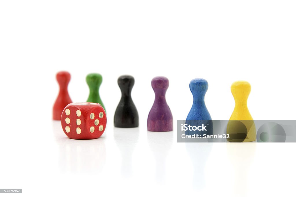 pawns e dados - Foto de stock de Colorido royalty-free