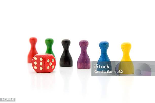 Foto de Pawns E Dados e mais fotos de stock de Colorido - Colorido, Cubo, Dado