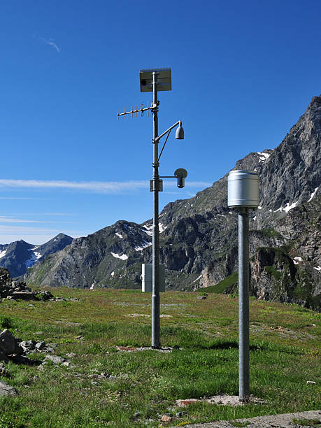 istock Weather station in high mountain 92276246