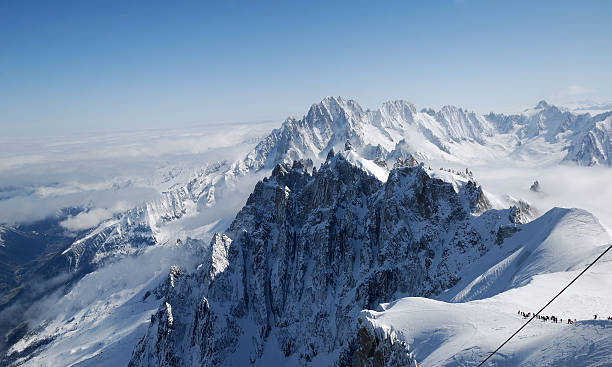 istock Steep alps and snow slope with mountain-skier 92276355