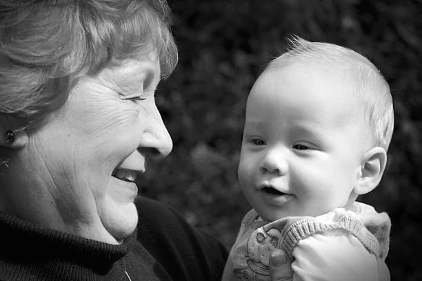 istock Grandmother with grandson 92276461