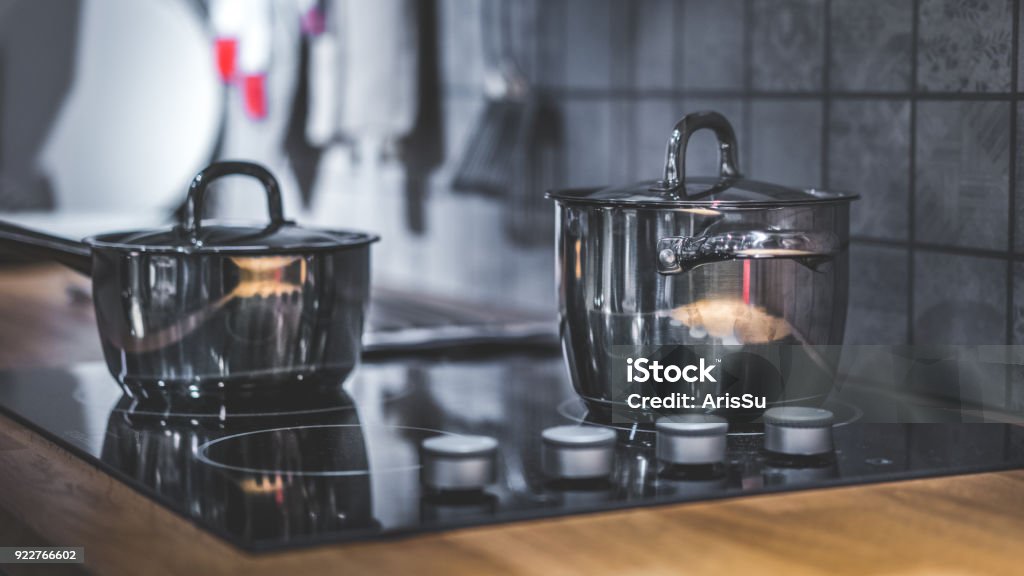 Food Photos Cooking Pot On Electric Stove Stove Stock Photo