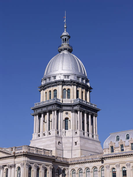 Illinois State Capitol Building  illinois state capitol stock pictures, royalty-free photos & images