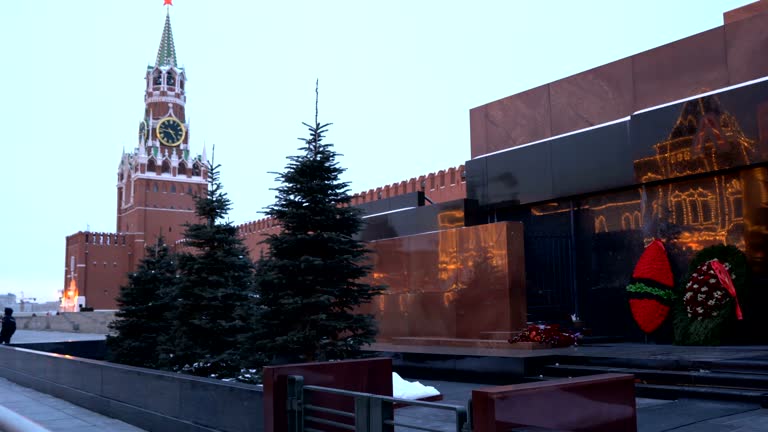 Lenin's Mausoleum. Red Square, Moscow