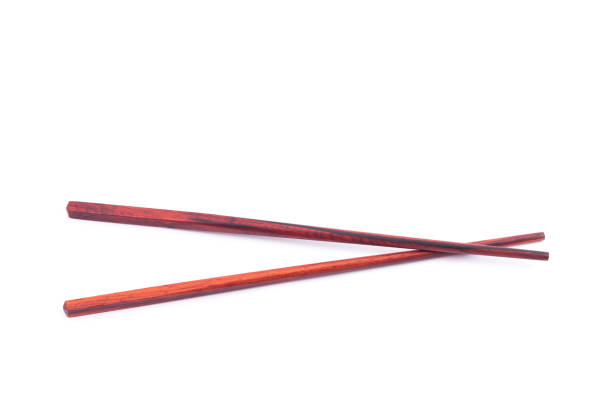 istock Wooden chopsticks on white background. 922769468