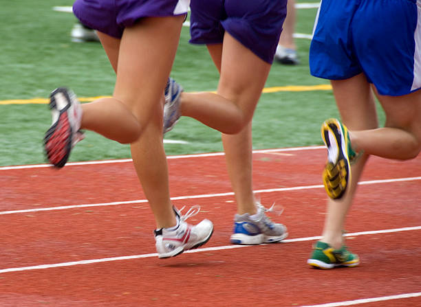 istock Cross country girls in sync 92277089