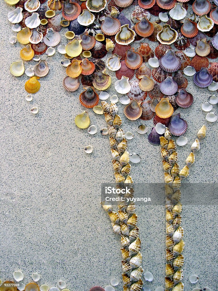 Muscheln in der Wand - Lizenzfrei Abstrakt Stock-Foto