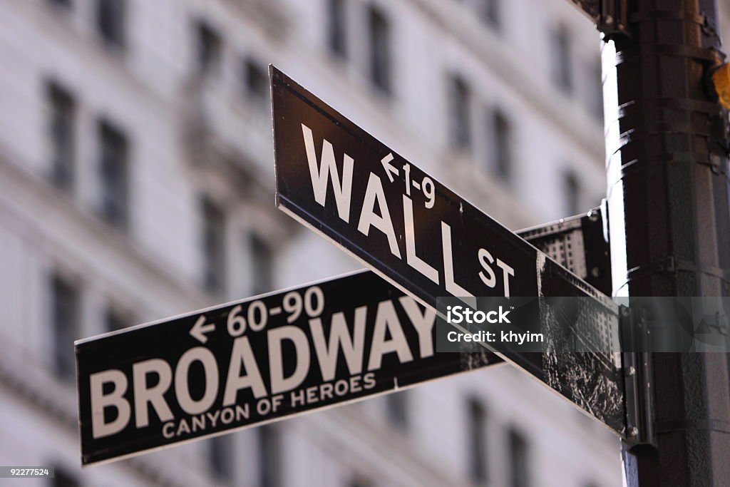 Wall Street - Foto de stock de Wall Street royalty-free