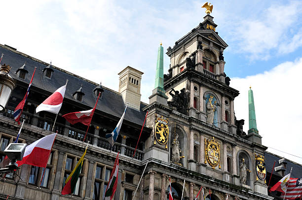 istock City hall Antwerp Belgium 92277558