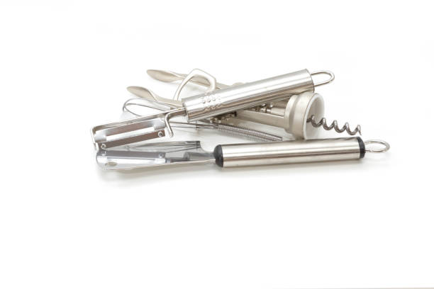 istock Messy set of silverware against a white background 922776314