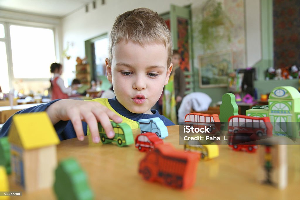 child in kindergarten  Preschool Stock Photo