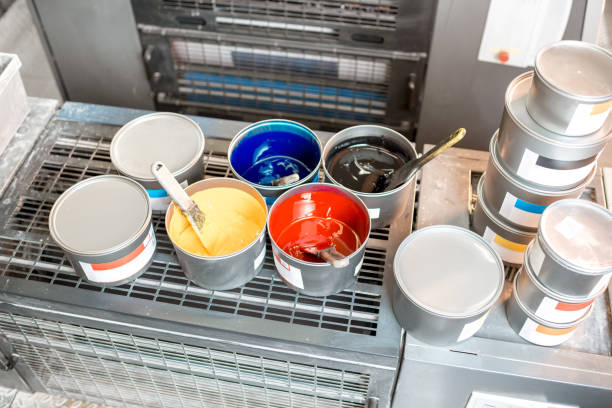 istock Buckets with CMYK paints 922778208