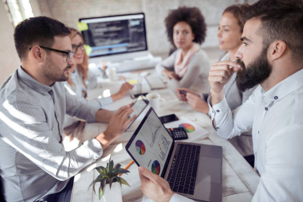 istock Business coworkers discussing new ideas 922779362