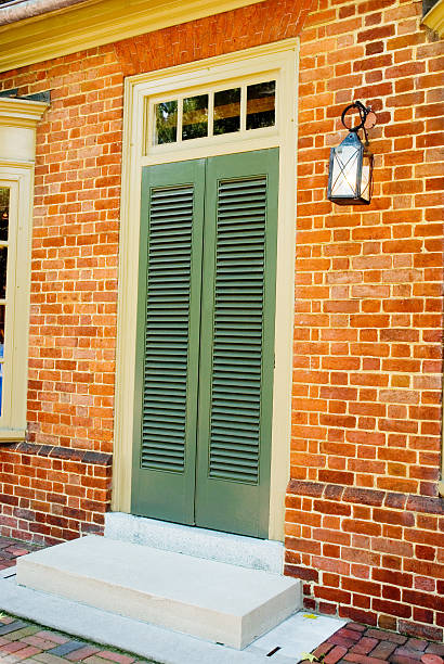 istock Door in a Colonial House 92278172