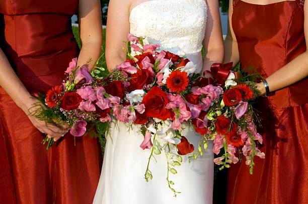 istock Wedding: Bride and Maids of Honor 92278352