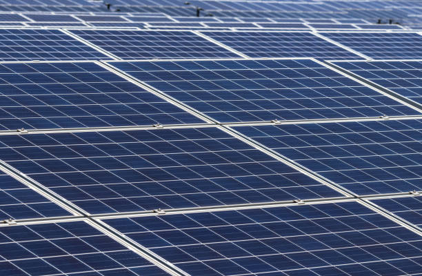 istock Close up rows array of polycrystalline silicon solar cells alternative renewable energy from the sun 922784162