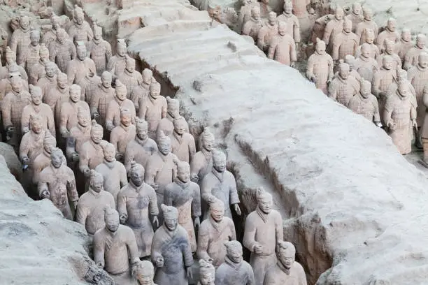 Photo of xian terracotta army warriors