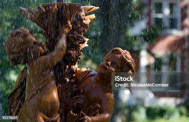 Detail Der Brunnen In City Park Stockfoto und mehr Bilder von Bronze - Bronze, Bronzefarbig, Cherub