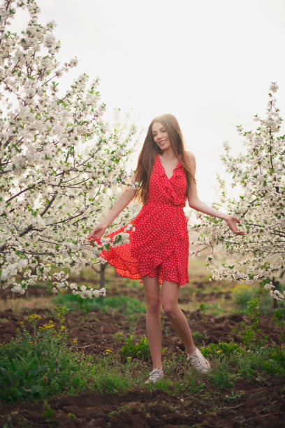 istock Cheerful As Her Red Dress 922786382
