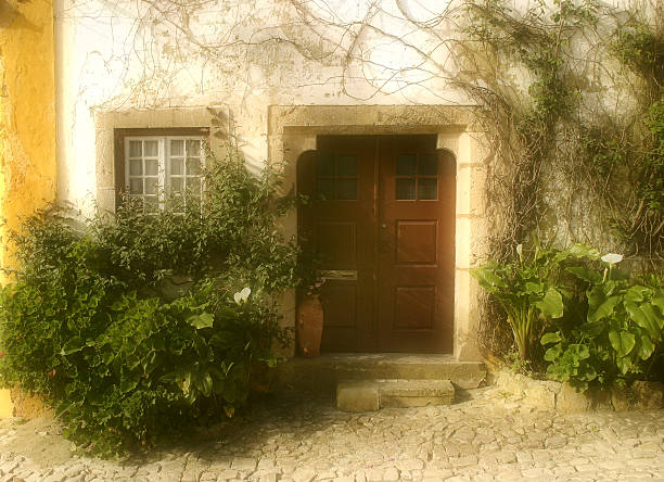 Apartments seen amongst the towns on the island of Île de Ré, France