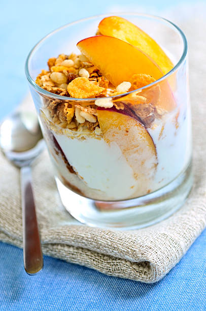istock Serving of yogurt and granola 92278889