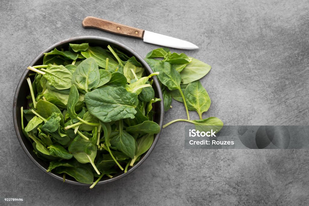 Spinach Spinach salad Spinach Stock Photo