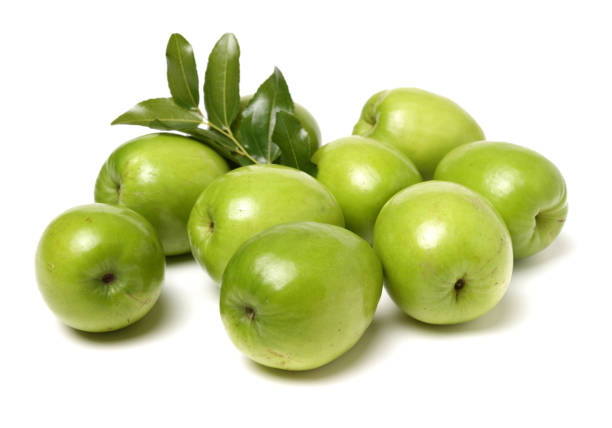 istock Fresh juicy jujube isolated on white background 922792266