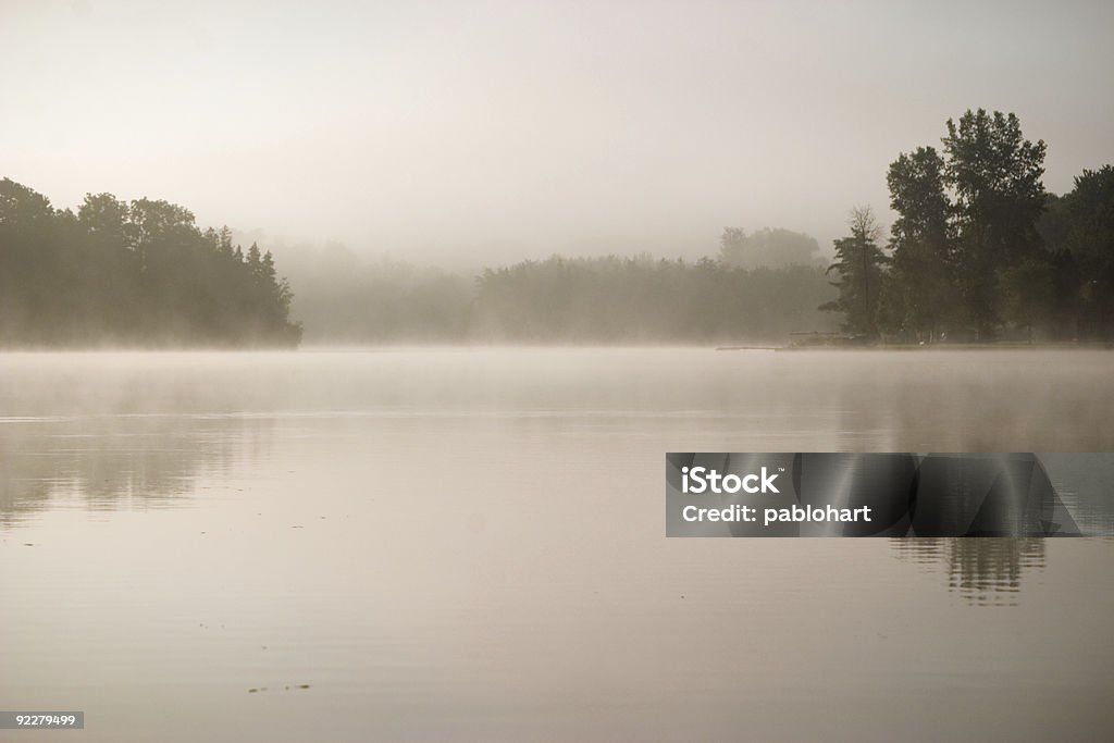 Manhã com nevoeiroweather forecast - Royalty-free Chuva Foto de stock