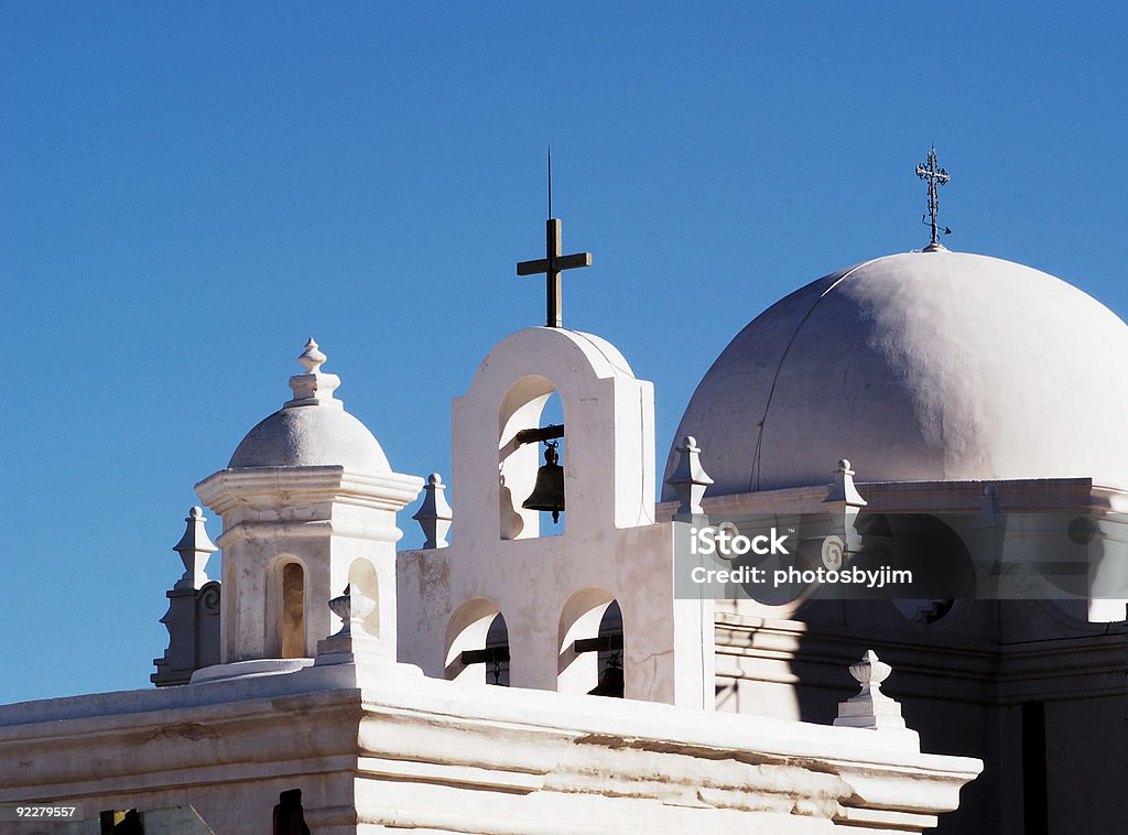 Missão San Xavier Del Bac - Royalty-free Arco - Caraterística arquitetural Foto de stock