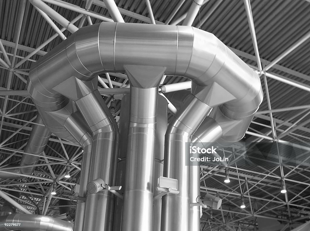 Distribución de aire acondicionado y ventilación - Foto de stock de Aparato de aire acondicionado libre de derechos
