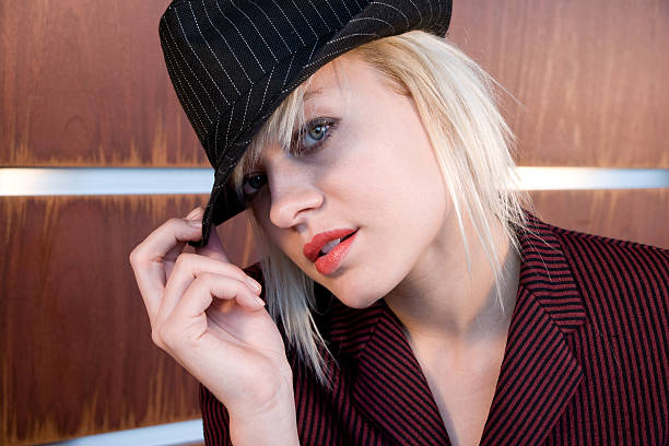 istock fashion woman with hat 92279707