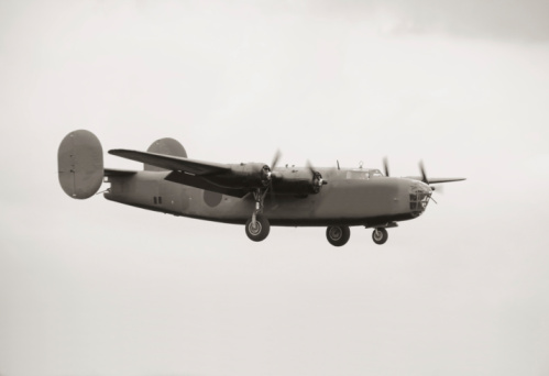 Luqa, Malta - August 11, 2023: United States Navy Grumman C-2A Greyhound (G-123) (REG: 162159) landed from Sigonella, Sicily and departed to USS Ford.