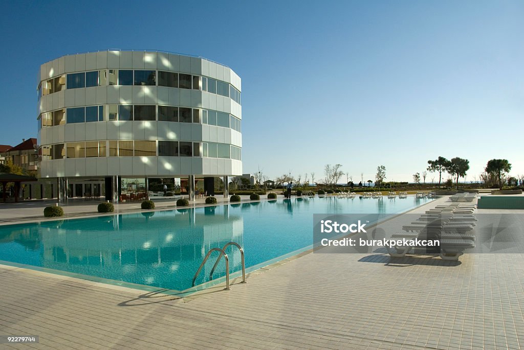 Resort piscina dell'hotel, Turchia - Foto stock royalty-free di Bordo piscina